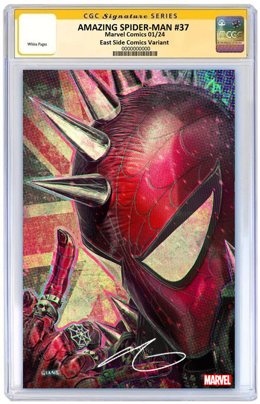 AMAZING SPIDER-MAN #37 JOHN GIANG SPIDER-PUNK VIRGIN VARIANT LIMITED TO 1000 COPIES CGC SS PREORDER