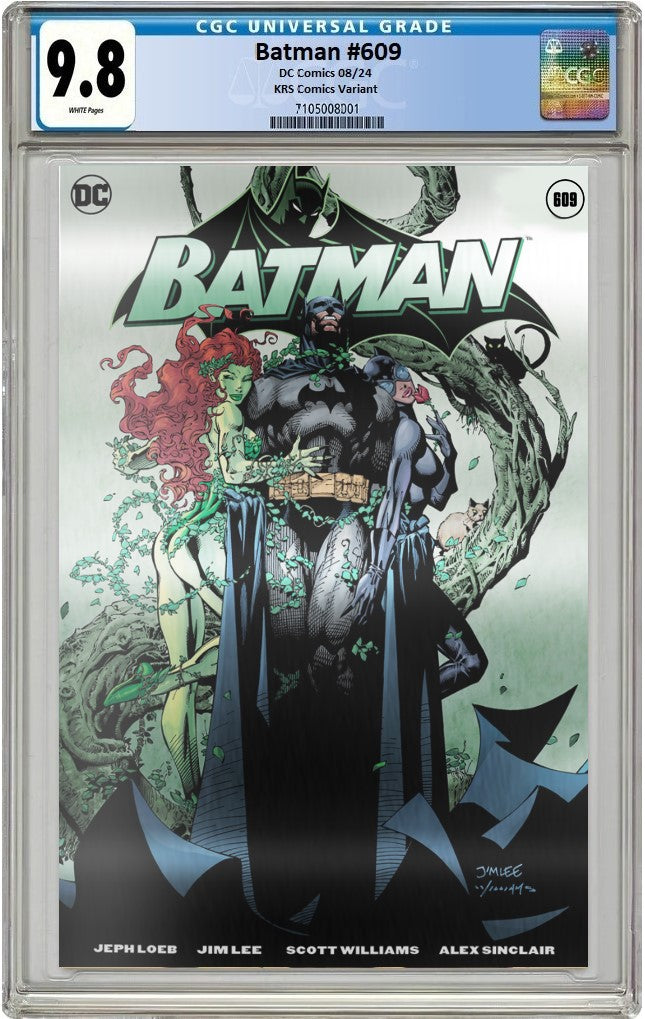 BATMAN #609 JIM LEE SDCC 2024 US FOIL VARIANT LIMITED TO 500 - RAW & CGC OPTIONS