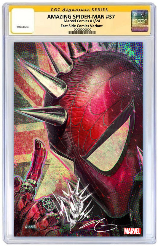 AMAZING SPIDER-MAN #37 JOHN GIANG SPIDER-PUNK VIRGIN VARIANT LIMITED TO 1000 COPIES CGC REMARK PREORDER