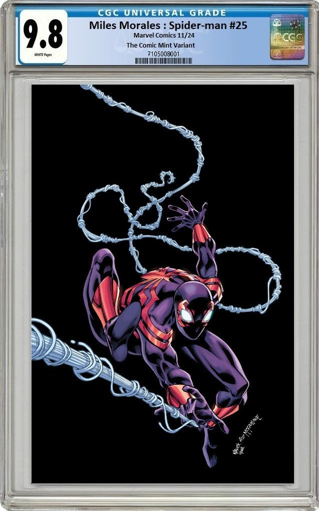 MILES MORALES #25 NYCC 2024 TODD NAUCK BLACK VIRGIN VARIANT LIMITED TO 600 COPIES