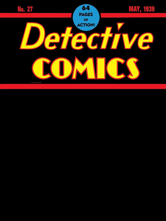 DETECTIVE COMICS #27 NYCC 2024 GOLDEN AGE BLACK BLANK VARIANT LIMITED TO 500 COPIES