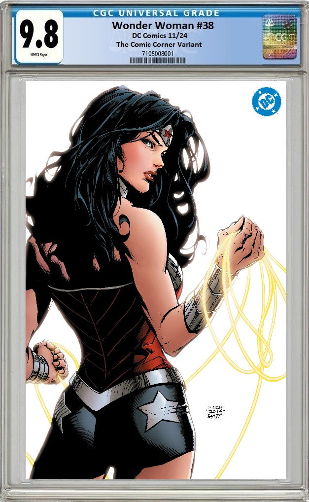 WONDER WOMAN #38 NYCC 2024 DAVID FINCH FOIL VIRGIN VARIANT LIMITED TO 500 COPIES – RAW & CGC OPTIONS