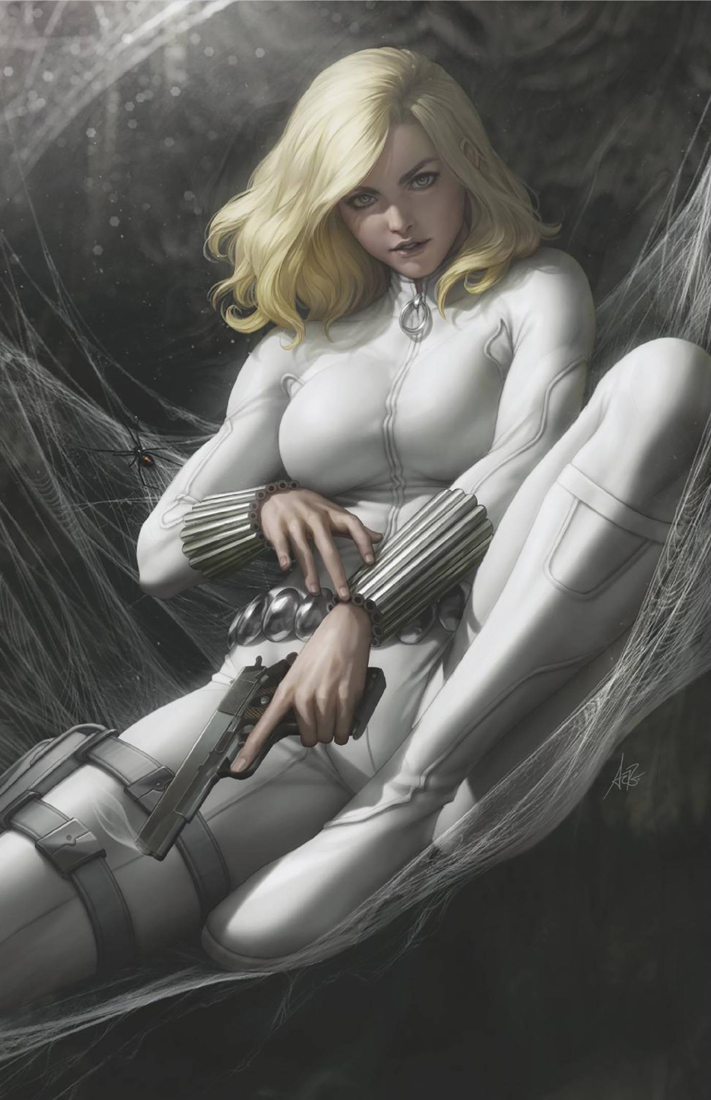 WHITE WIDOW #1 1:100 ARTGERM VIRGIN VARIANT