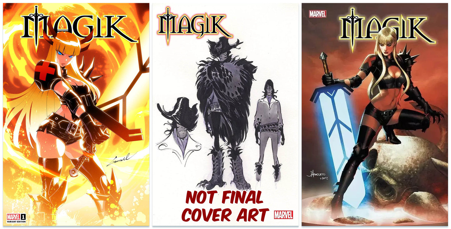 MAGIK #1 GODTAIL VARIANT LIMITED TO 1000 COPIES WITH NUMBER COA  + 1:10 & 1:25 VARIANT