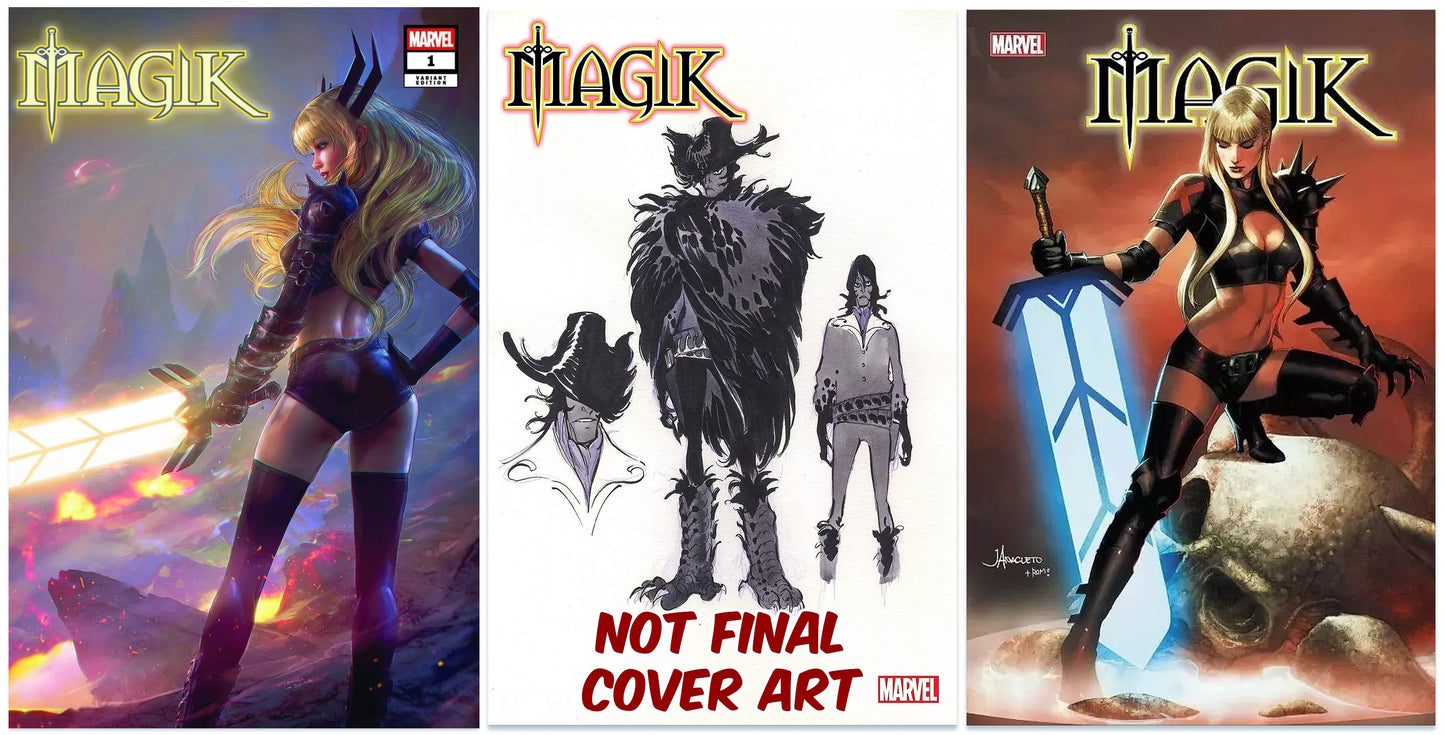 MAGIK #1 TIAGO DA SILVA VARIANT LIMITED TO 300 COPIES WITH NUMBERED COA  + 1:10 & 1:25 VARIANT