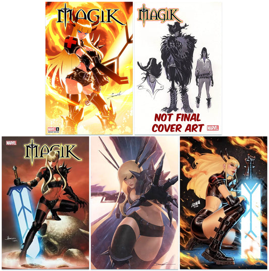 MAGIK #1 GODTAIL VARIANT LIMITED TO 1000 COPIES WITH NUMBER COA  + 1:10, 1:25, 1:100 & 1:200 VARIANT