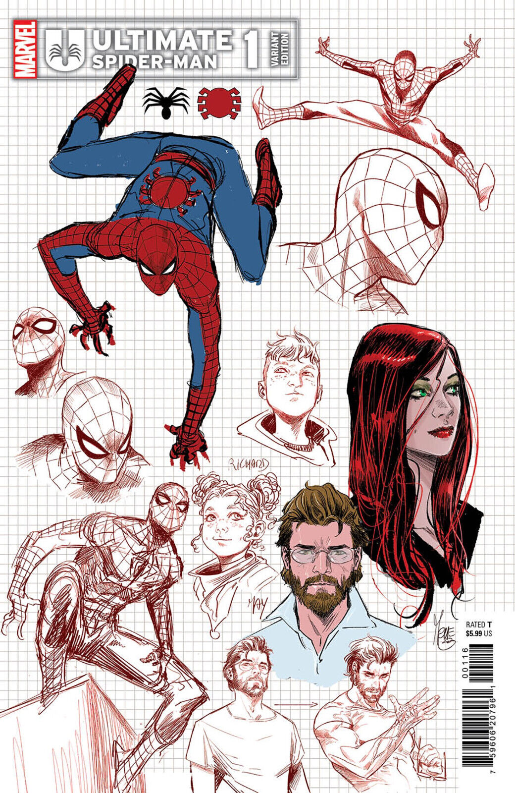 10/01/2024 ULTIMATE SPIDER-MAN #1 1:10 CHECCHETTO DESIGN VARIANT