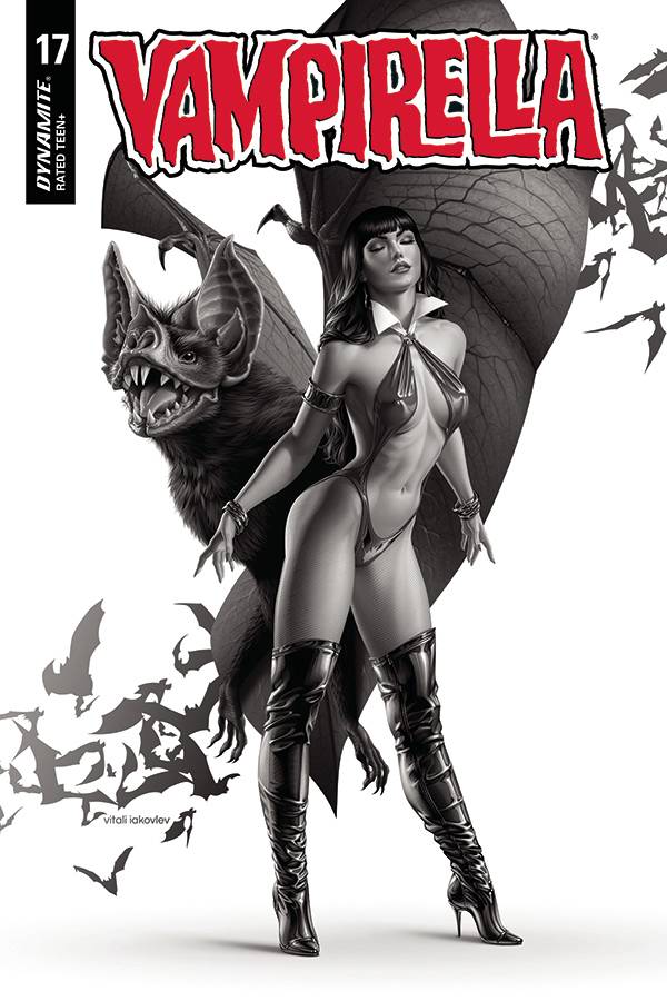 VAMPIRELLA #17 1:40 IAKOVLEV B&W VARIANT