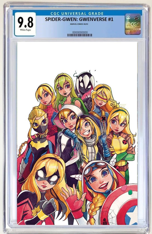 GWENVERSE #1 CHRISSIE ZULLO WHITE VIRGIN MEGACON VARIANT LIMITED TO 1000 COPIES CGC 9.8 PREORDER