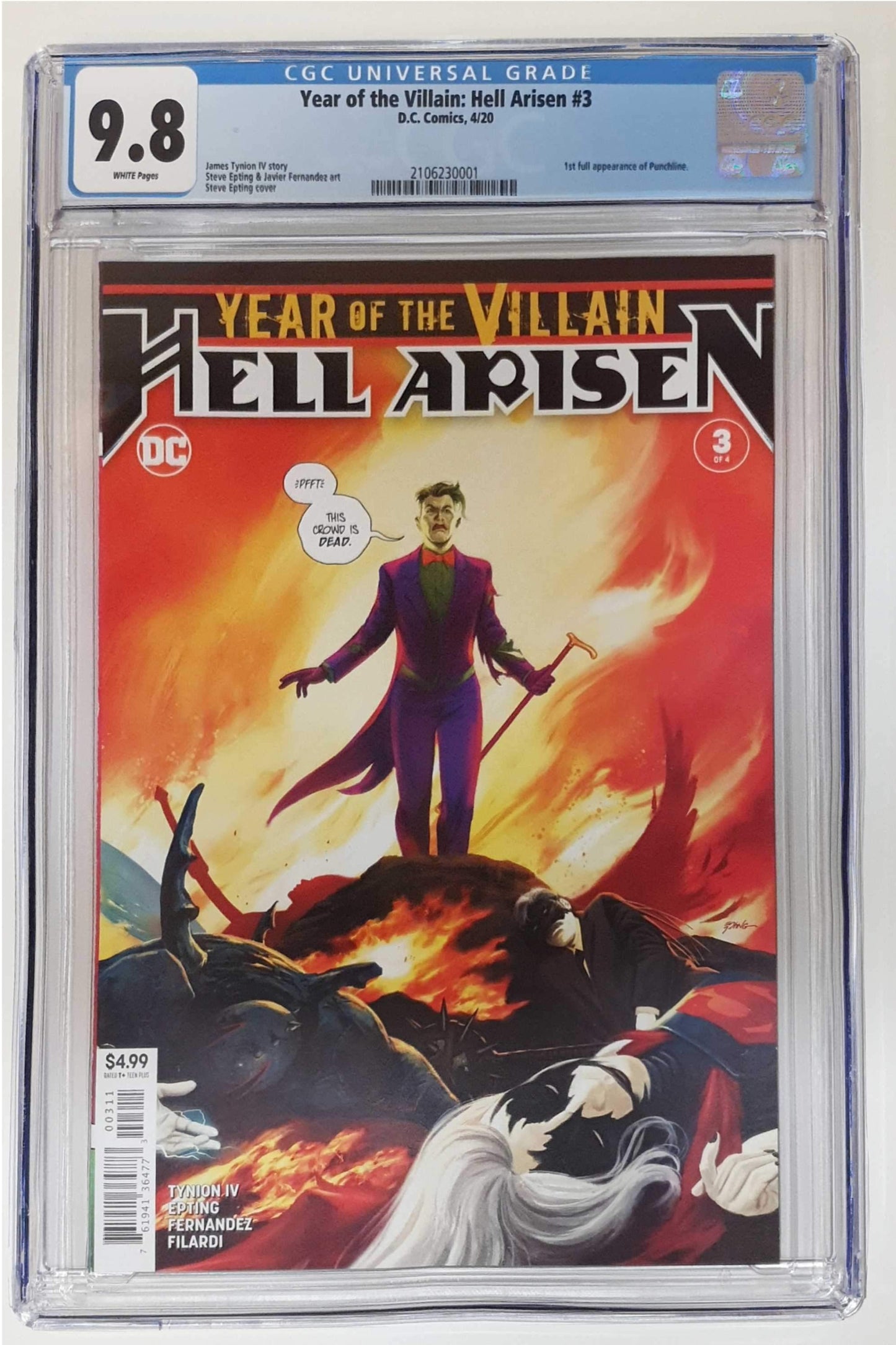 YEAR OF THE VILLAIN HELL ARISEN #3 1ST PRINT CGC 9.8