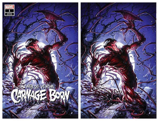 WEB OF VENOM CARNAGE BORN #1 CLAYTON CRAIN TRADE/VIRGIN VARIANT SET LIMITED TO 1000 SETS