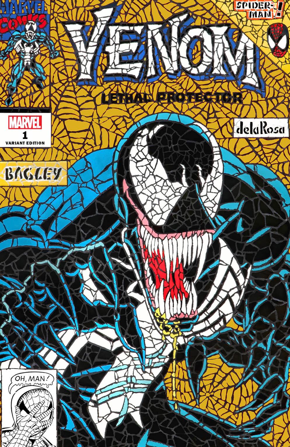 VENOM LETHAL PROTECTOR II #1 SHATTERED GOLD VARIANT LIMITED TO 3000