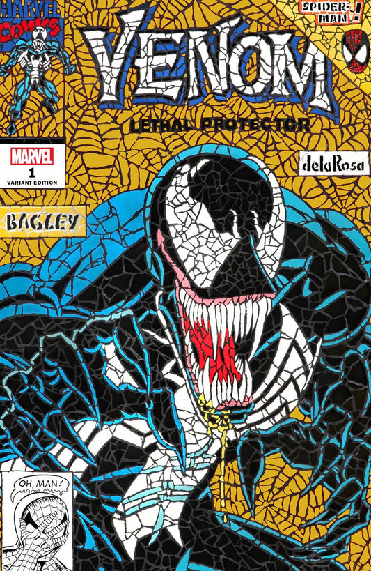 VENOM LETHAL PROTECTOR II #1 SHATTERED GOLD VARIANT LIMITED TO 3000