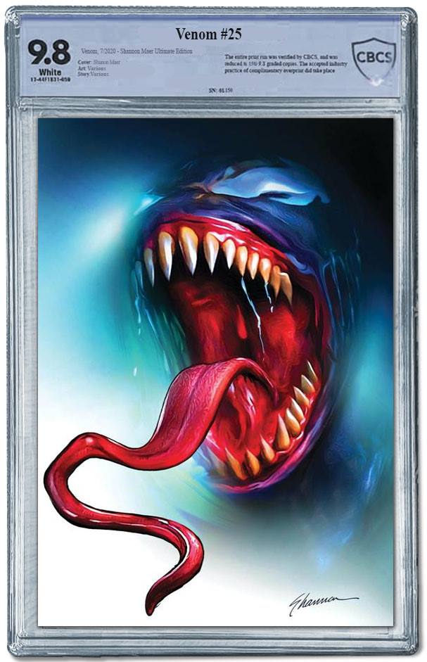 VENOM #25 SHANNON MAER ULTIMATE VARIANT LIMITED TO 150 CBCS 9.8