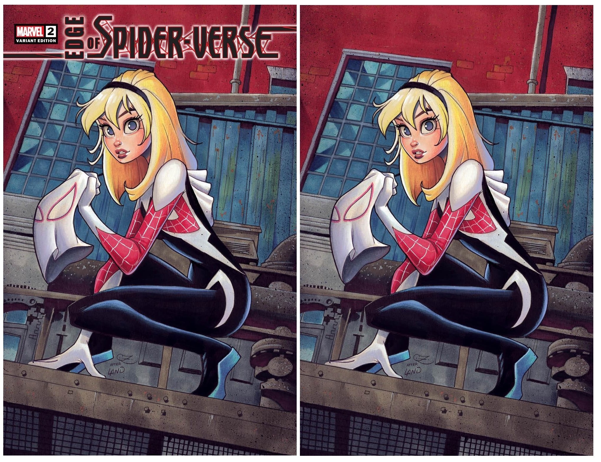 Edge Of Spider-Verse #2 Chrissie Zullo Limited Edition Variant Set Marvel shops 2022