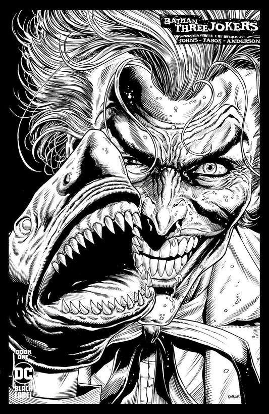 14/10/2020 BATMAN THREE JOKERS #1 2ND PRINT JOKER SHARK 1:25 SKETCH VARIANT