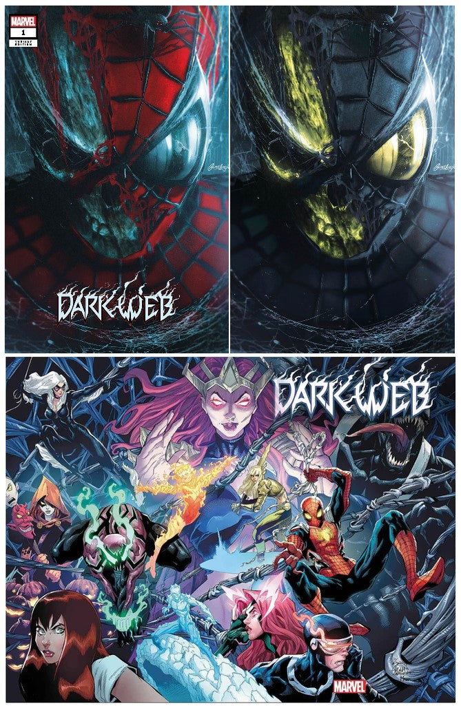 DARK WEB #1 BOSSLOGIC TRADE/VIRGIN VARIANT SET LIMITED TO 800 SETS WITH NUMBERED COA + 1:25 VARIANT