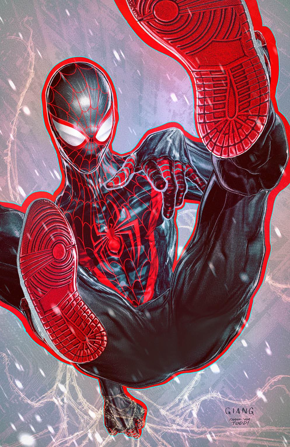 MILES MORALES SPIDER-MAN #1 JOHN GIANG SECRET VIRGIN MEGACON VARIANT LIMITED TO 1000 COPIES