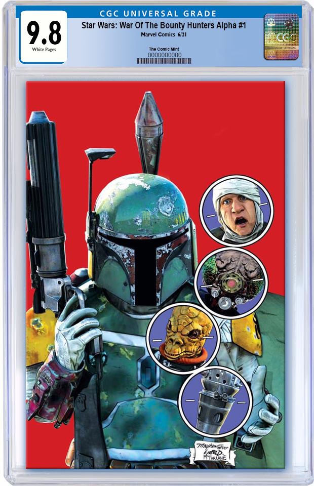 STAR WARS WAR BOUNTY HUNTERS ALPHA #1 MIKE MAYHEW RED VIRGIN VARIANT  LIMITED TO 1000 CGC 9.8 PREORDER